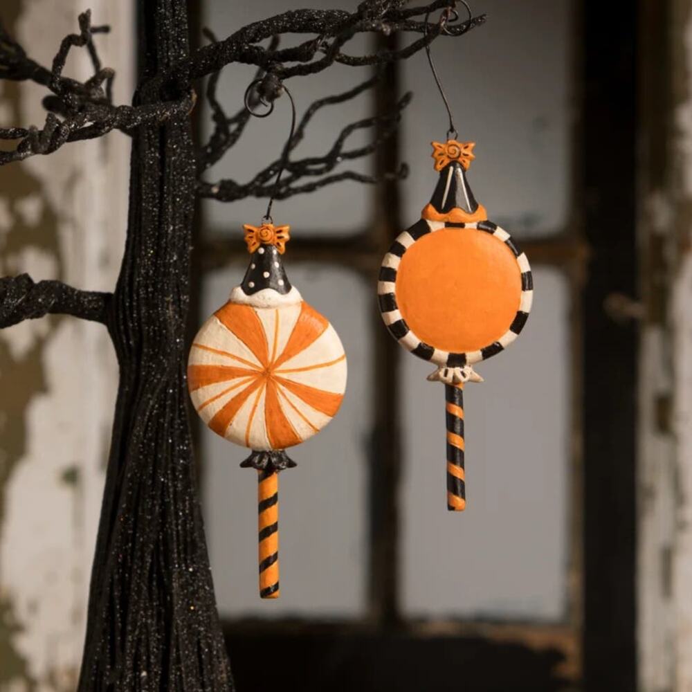 Bethany Lowe Johanna Parker Spooky Sweet Treat Halloween Merrymint Ornaments New - Picture 4 of 6